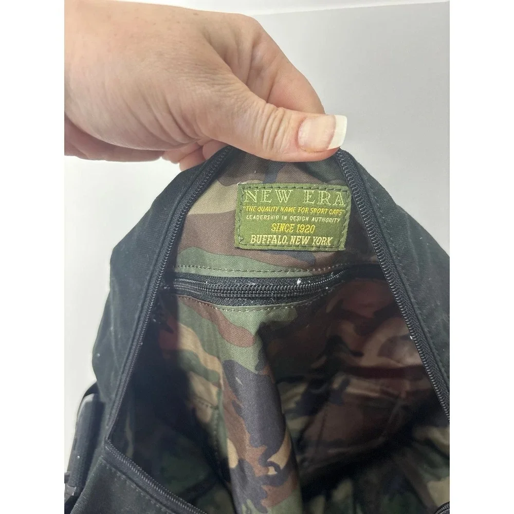 Black & Camo New Era Duffle Bag (9.5x10x17)